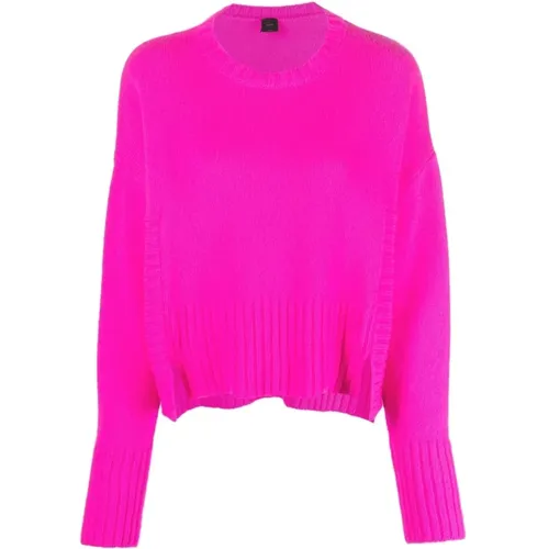 Knitwear > Round-neck Knitwear - - pinko - Modalova