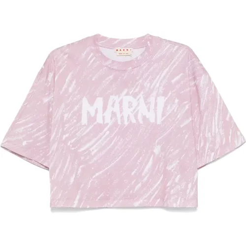 Marni - Tops > T-Shirts - Pink - Marni - Modalova