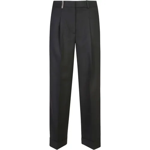 Trousers > Straight Trousers - - PESERICO - Modalova