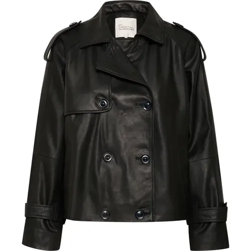 Jackets > Leather Jackets - - My Essential Wardrobe - Modalova