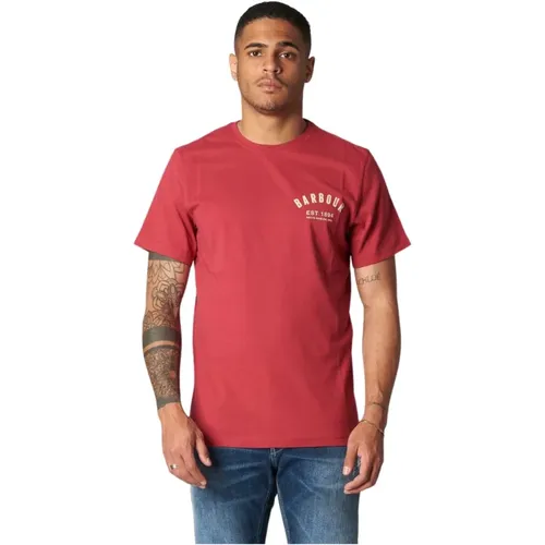 Barbour - Tops > T-Shirts - Red - Barbour - Modalova