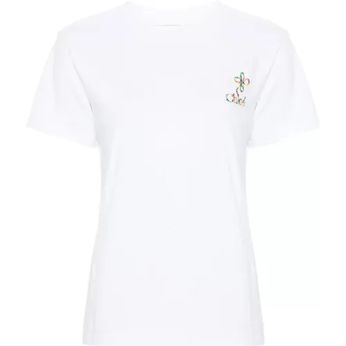 Chloé - Tops > T-Shirts - White - Chloé - Modalova