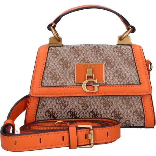 Guess - Bags > Handbags - Orange - Guess - Modalova