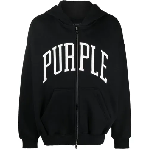 Sweatshirts & Hoodies > Zip-throughs - - Purple Brand - Modalova