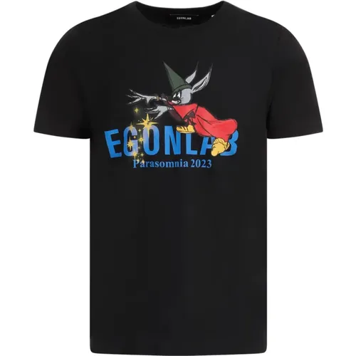 EgonLab - Tops > T-Shirts - Black - EgonLab - Modalova