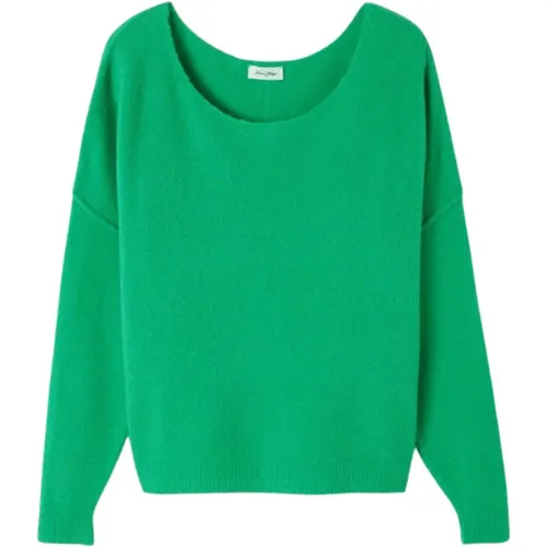 Knitwear > Round-neck Knitwear - - American vintage - Modalova