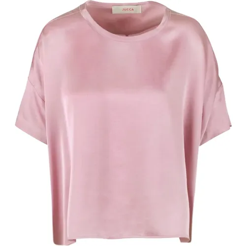 Jucca - Tops > T-Shirts - Pink - Jucca - Modalova