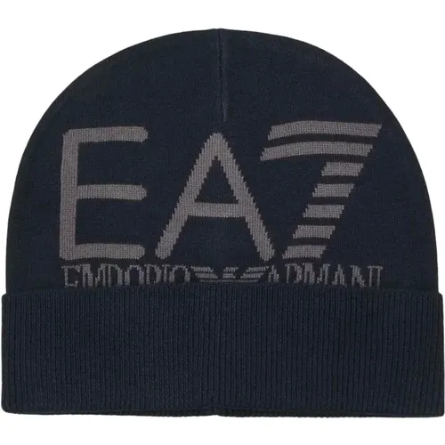 Accessories > Hats > Beanies - - Emporio Armani EA7 - Modalova