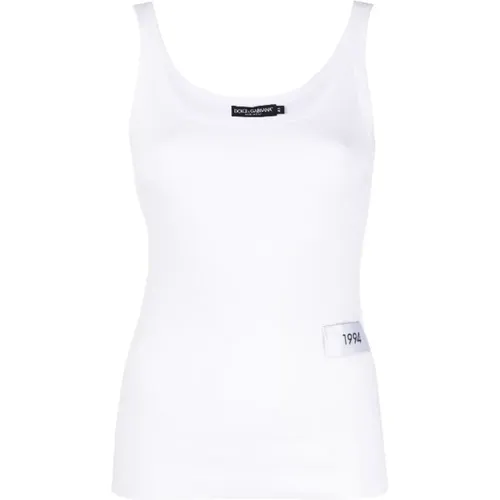 Tops > Sleeveless Tops - - Dolce & Gabbana - Modalova