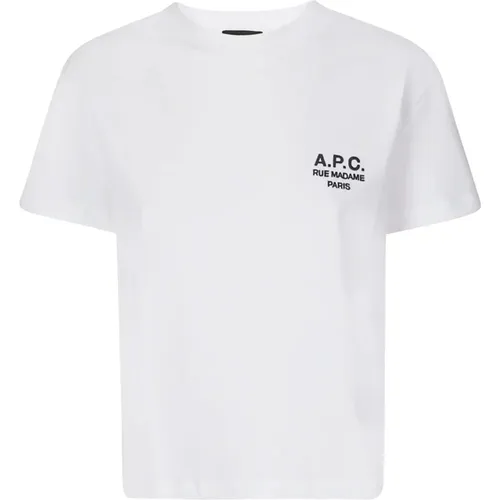 A.p.c. - Tops > T-Shirts - White - A.p.c. - Modalova