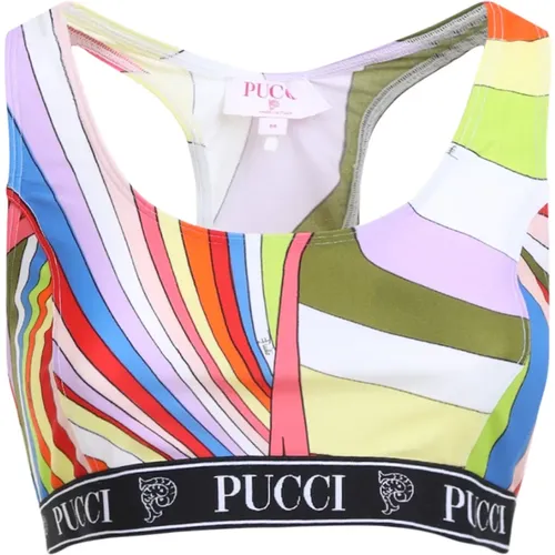 Sport > Fitness > Training Tops > Sport Bras - - EMILIO PUCCI - Modalova