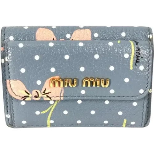 Pre-owned > Pre-owned Accessories > Pre-owned Wallets - - Miu Miu Pre-owned - Modalova