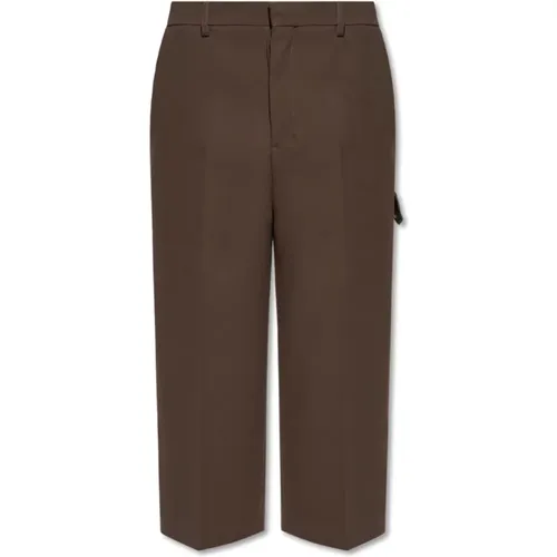 Trousers > Cropped Trousers - - Ami Paris - Modalova