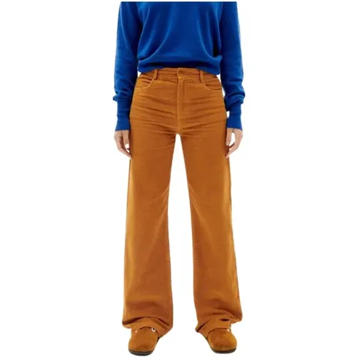 Trousers > Wide Trousers - - thinking mu - Modalova