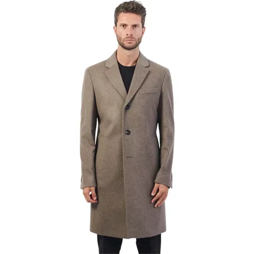 Coats > Single-Breasted Coats - - Hugo Boss - Modalova