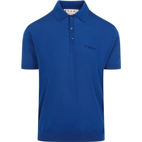 Marni - Tops > Polo Shirts - Blue - Marni - Modalova