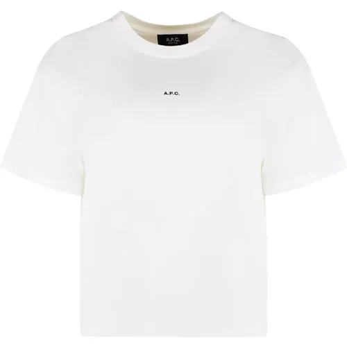 A.p.c. - Tops > T-Shirts - White - A.p.c. - Modalova