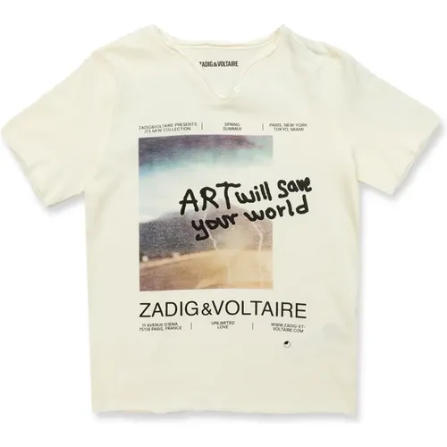 Kids > Tops > T-Shirts - - Zadig & Voltaire - Modalova