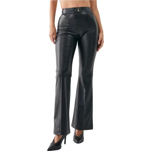 Trousers > Leather Trousers - - Liu Jo - Modalova