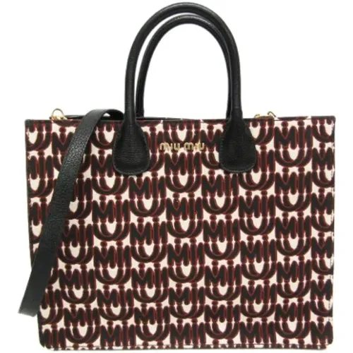 Pre-owned > Pre-owned Bags > Pre-owned Tote Bags - - Miu Miu Pre-owned - Modalova