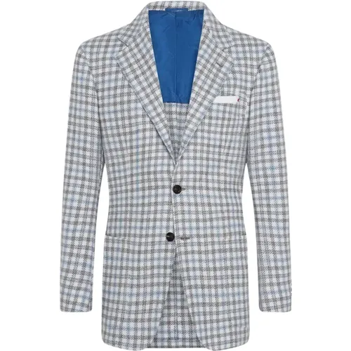 Kiton - Jackets > Blazers - White - Kiton - Modalova