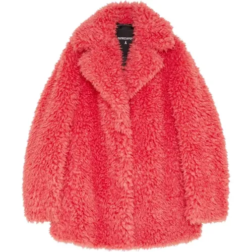 Jackets > Faux Fur & Shearling Jackets - - PATRIZIA PEPE - Modalova