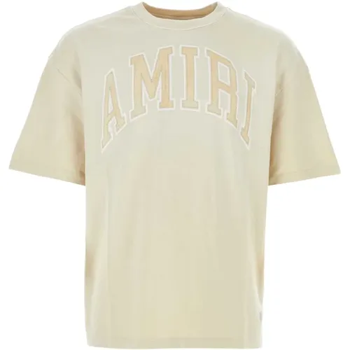 Amiri - Tops > T-Shirts - Beige - Amiri - Modalova