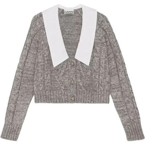 Knitwear > Cardigans - - Ganni - Modalova