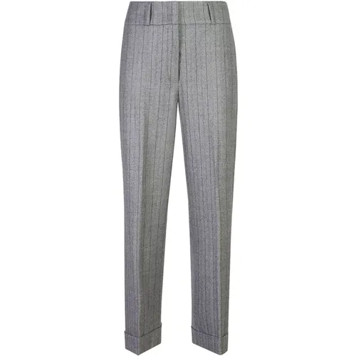 Trousers > Straight Trousers - - PESERICO - Modalova