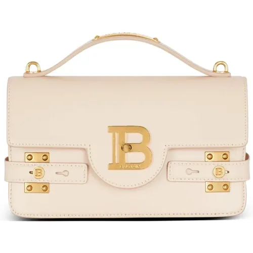 Balmain - Bags > Handbags - Beige - Balmain - Modalova