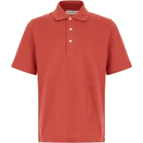 Lanvin - Tops > Polo Shirts - Red - Lanvin - Modalova