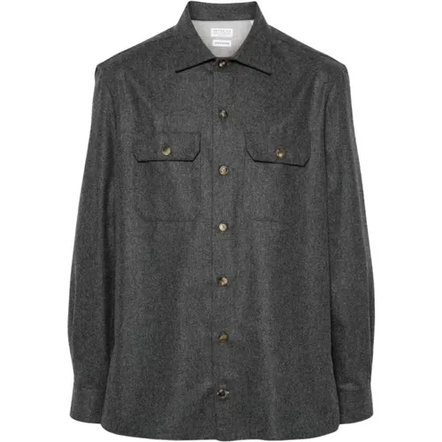 Shirts > Casual Shirts - - BRUNELLO CUCINELLI - Modalova