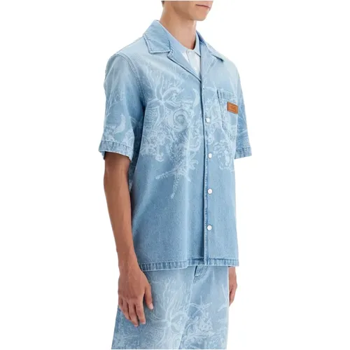 Shirts > Denim Shirts - - Versace - Modalova