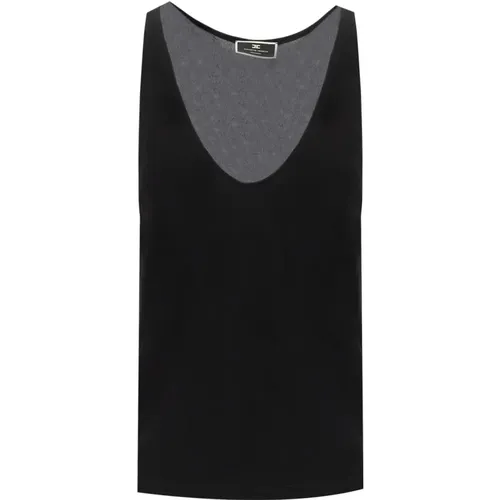 Tops > Sleeveless Tops - - Elisabetta Franchi - Modalova