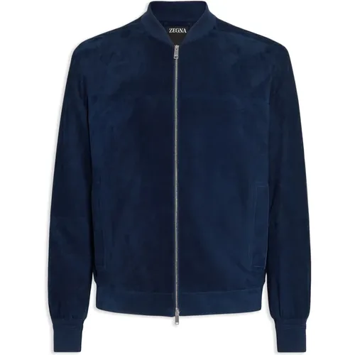 Jackets > Bomber Jackets - - Ermenegildo Zegna - Modalova