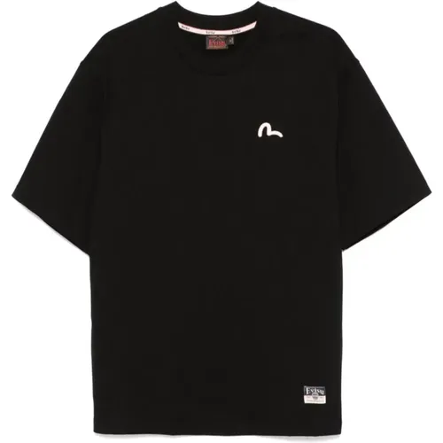 Evisu - Tops > T-Shirts - Black - Evisu - Modalova