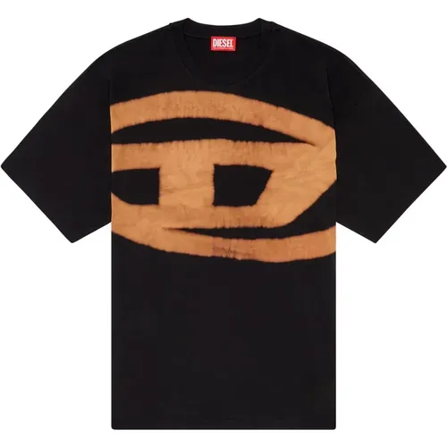 Diesel - Tops > T-Shirts - Black - Diesel - Modalova