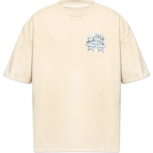 Amiri - Tops > T-Shirts - Beige - Amiri - Modalova