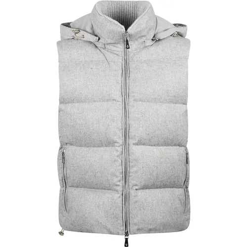 Eleventy - Jackets > Vests - Gray - Eleventy - Modalova