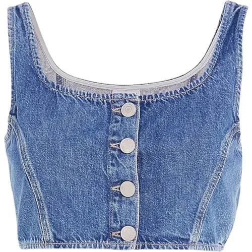 Tops > Sleeveless Tops - - Tommy Jeans - Modalova