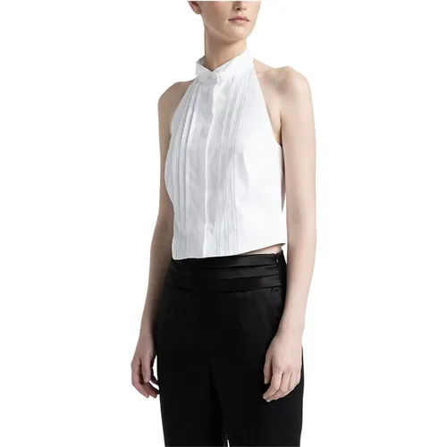 Tops > Sleeveless Tops - - PESERICO - Modalova