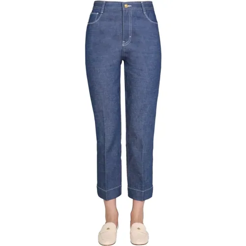 Jeans > Cropped Jeans - - TORY BURCH - Modalova