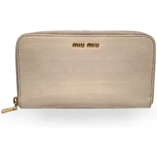 Pre-owned > Pre-owned Accessories > Pre-owned Wallets - - Miu Miu Pre-owned - Modalova