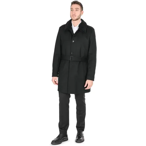Coats > Belted Coats - - Hugo Boss - Modalova