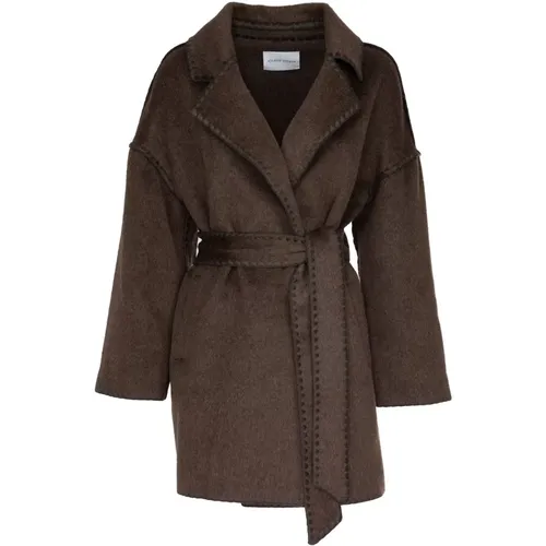 Coats > Belted Coats - - Vicario Cinque - Modalova