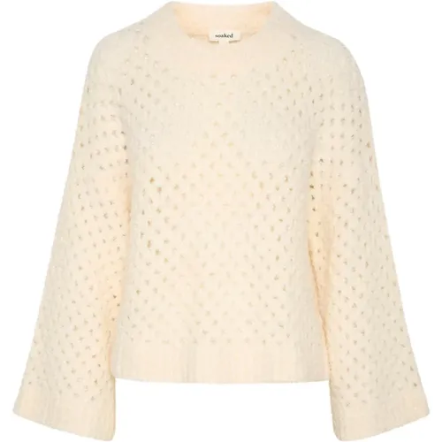 Knitwear > Round-neck Knitwear - - Soaked in Luxury - Modalova