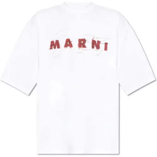 Marni - Tops > T-Shirts - White - Marni - Modalova