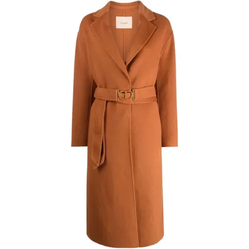 Coats > Belted Coats - - Twinset - Modalova