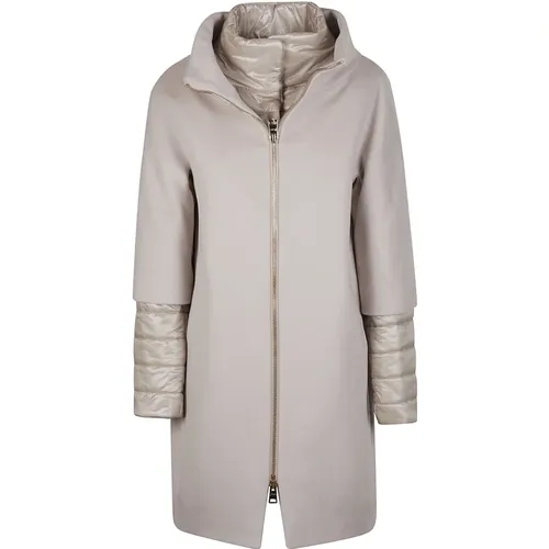 Herno - Coats > Parkas - Beige - Herno - Modalova