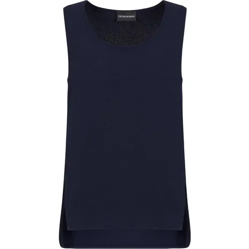 Tops > Sleeveless Tops - - Emporio Armani - Modalova